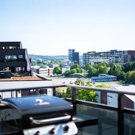 شقة Utsiktsleilighet I Bydel Bjerke أوسلو